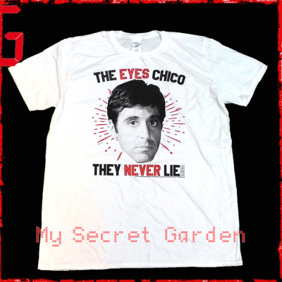 Scarface - Eyes Chico Official Fitted Jersey Movie T Shirt ( Men L ) ***READY TO SHIP from Hong Kong***
